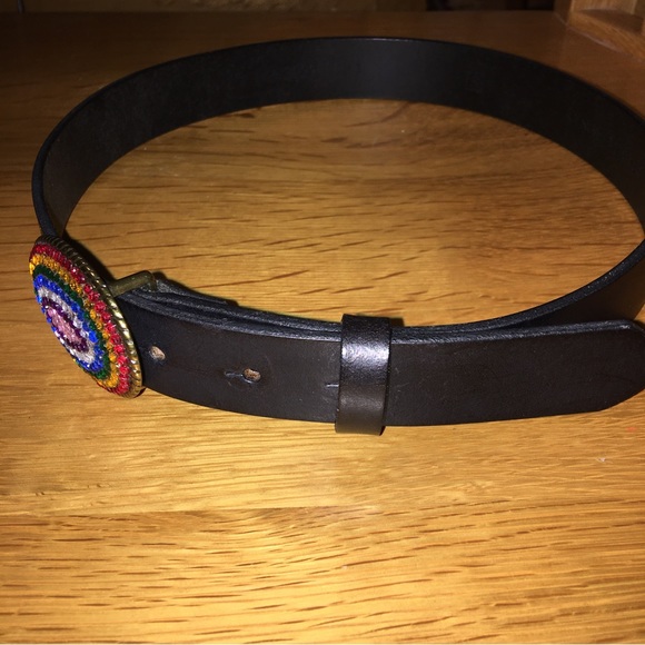 Genuine Leather solid belt for women size Small - Picture 2 of 5